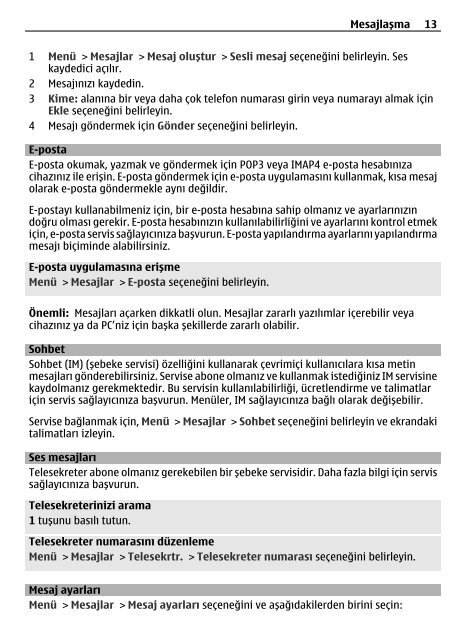 PDF Nokia 2220 slide Kullanım Kılavuzu