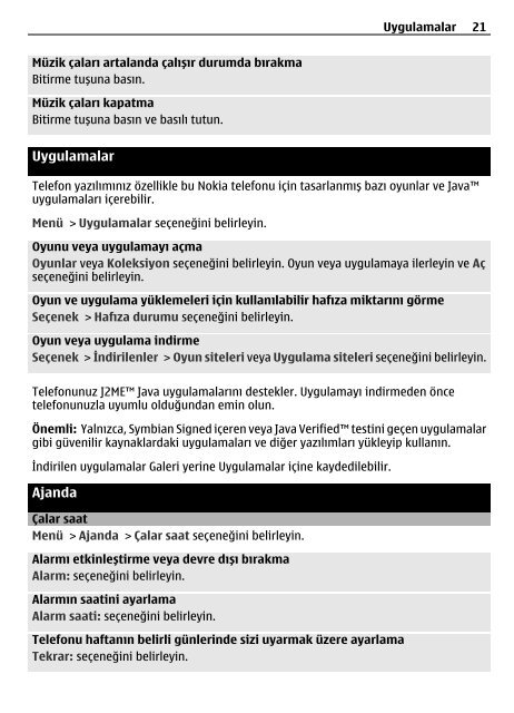 PDF Nokia 2220 slide Kullanım Kılavuzu