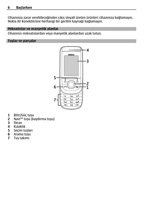 PDF Nokia 2220 slide Kullanım Kılavuzu