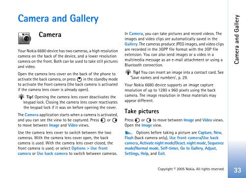 PDF Nokia 6680 User Guide - Cellhire