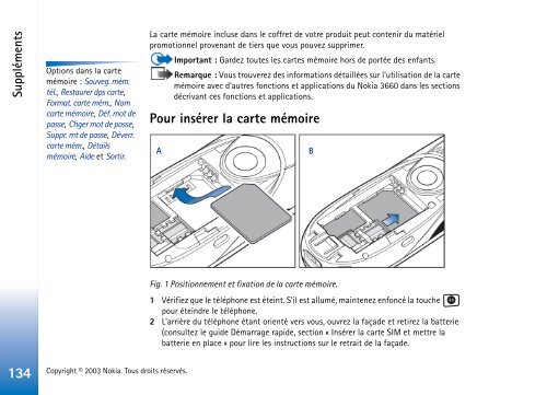 PDF Nokia 3660 Guide d'utilisation