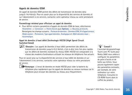 PDF Nokia 3660 Guide d'utilisation