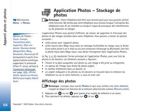 PDF Nokia 3660 Guide d'utilisation