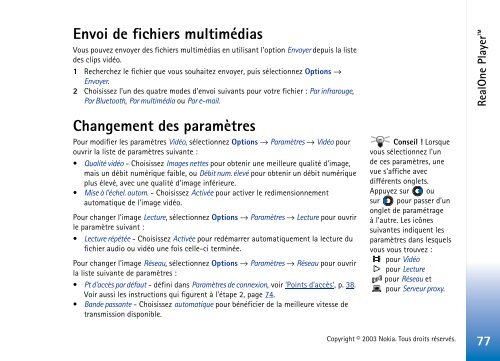 PDF Nokia 3660 Guide d'utilisation