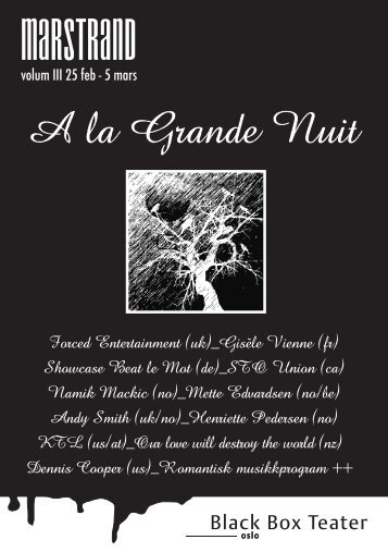 MARSTRAND - Black Box Teater