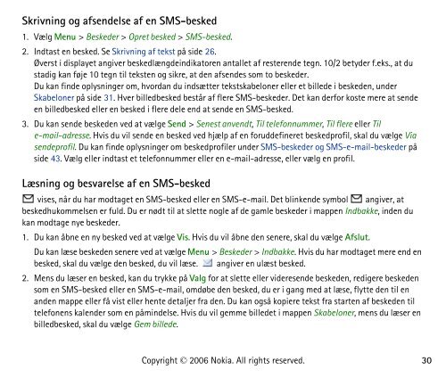 Brugervejledning til Nokia 6070