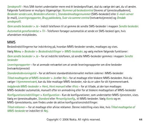 Brugervejledning til Nokia 6070