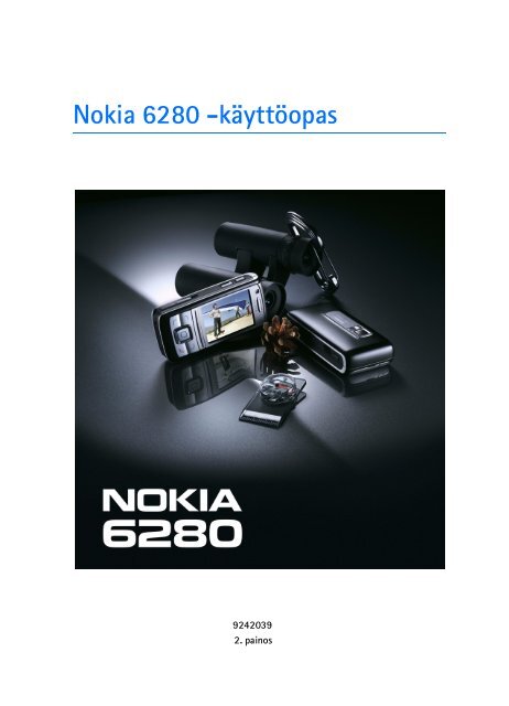 PDF Nokia 6280 Käyttöopas
