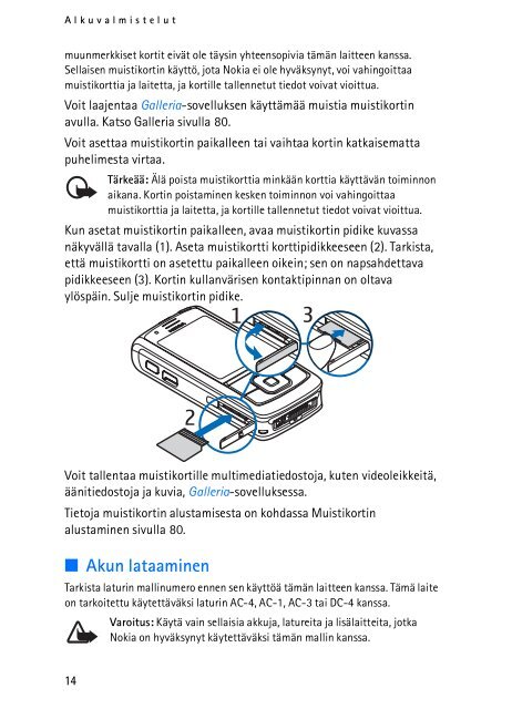 PDF Nokia 6280 Käyttöopas