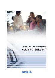 User's Guide for Nokia PC Suite 6.7