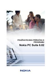 User's Guide for Nokia PC Suite 6.82