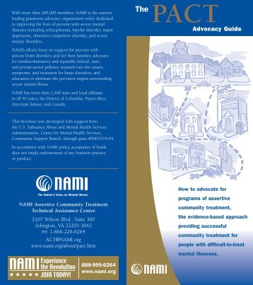 the national alliance on mental illness essay Mental illness essaysmental illness mental illness is a disorder that is characterized by disturbances in a person's thought, emotions, or behavior mental illness refers to a wide variety of disorders, ranging from those that cause mild distress to those that impair a person's ability to. the national alliance on mental illness essay Mental illness essaysmental illness mental illness is a disorder that is characterized by disturbances in a person's thought, emotions, or behavior mental illness refers to a wide variety of disorders, ranging from those that cause mild distress to those that impair a person's ability to.