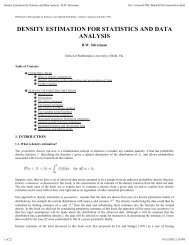 Density Estimation for Statistics and Data Analysis - BW - NED