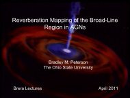 REVERBERATION MAPPING OF THE BROAD-LINE REGION ... - NED