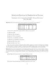 Relación de Ejercicios de Planificación de Procesos - NEO