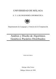 Análisis y Diseño de Algoritmos Genéticos Paralelos Distribuidos