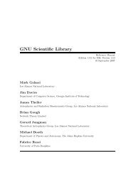 GNU Scientific Library - Low-Energy Muons