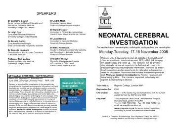 neonatal cerebral investigation