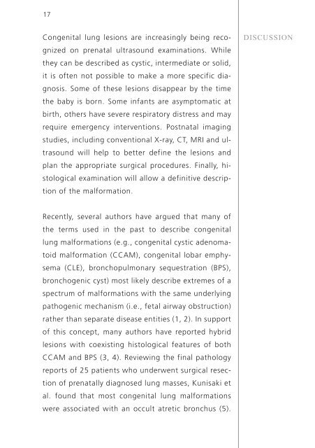 Perinatal management of a large bronchogenic cyst - Swiss Society ...