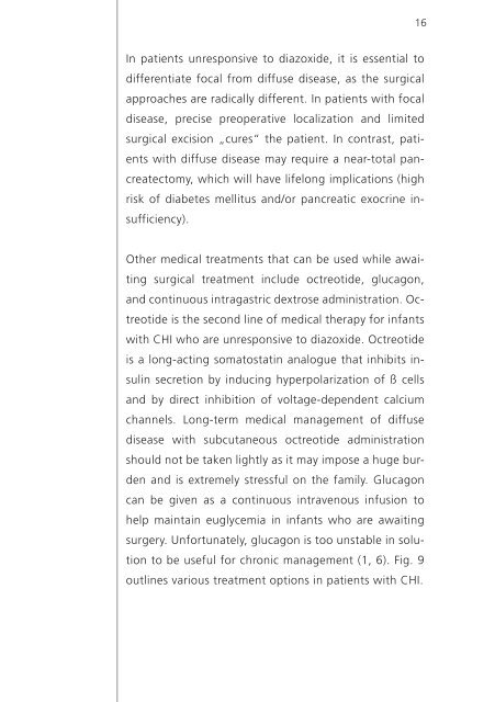 Congenital hyperinsulinism - Swiss Society of Neonatology