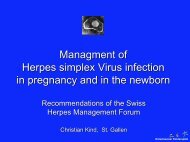 Managment of Herpes simplex Virus infection in pregnancy and in ...