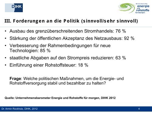 IHK-Jahresthema 2012 - Netzwerk Ressourceneffizienz