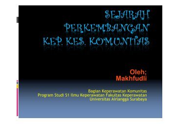 2a. Sejarah perkembangan Kepkeskom - Fakultas Keperawatan ...