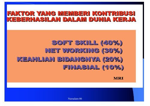 KOMPETENSI PERAWAT - Fakultas Keperawatan - Unair