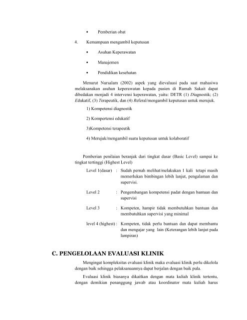 Pendidikan dalam Keperawatan - Fakultas Keperawatan - Unair