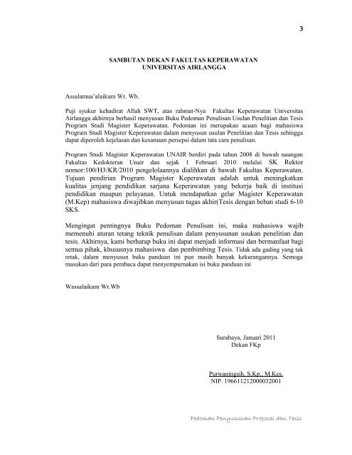 Lampiran Surat Keputusan Direktur - Fakultas Keperawatan - Unair