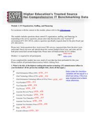 Module 1 | IT Organization, Staffing, and ... - EDUCAUSE.edu