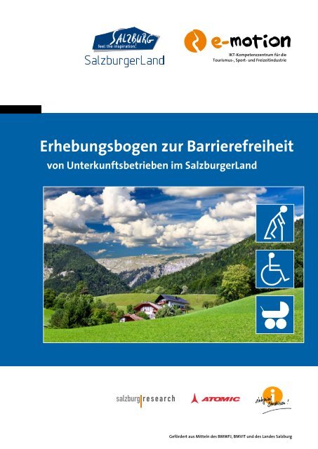 Erhebungsbogen zur Barrierefreiheit - SalzburgerLand Netoffice