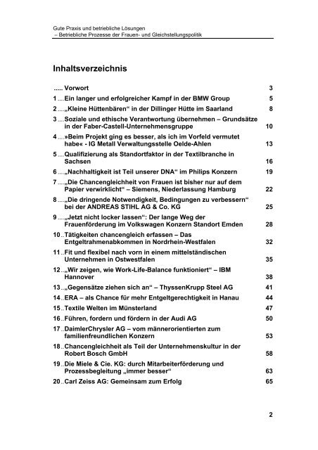 Frauen- und Gleichstellungspolitik... ...tut gut! - Nord-Süd-Netz