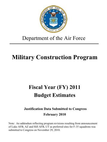 Fiscal Year (FY) - Air Force Financial Management & Comptroller