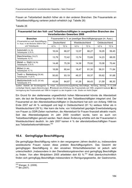 OBS-Studie zur Frauenerwerbsarbeit PDF - IG Metall Netzwerk ...