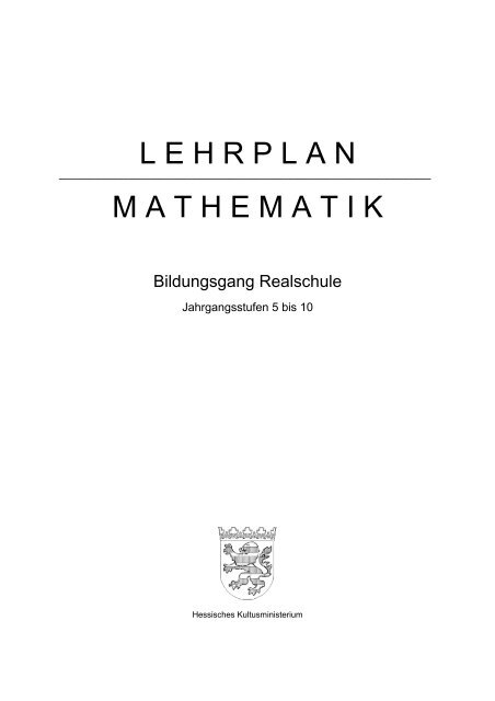 Auszug Lehrplan Mathematik