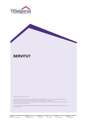 SERVITUT - Villaägarna