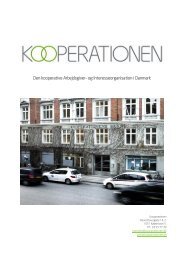 Den kooperative Arbejdsgiver- og ... - Kooperationen