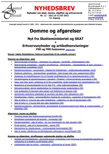 11.03.2011 - PDF - Aasted Consult