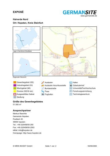 Gewerbegebiet Halverde Nord_germansite.pdf - Gemeinde Hopsten