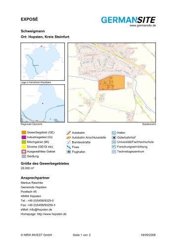 Gewerbegebiet Schweigmann_germansite.pdf - Gemeinde Hopsten