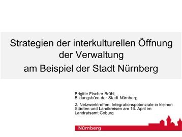 Strategien der interkulturellen Öffnung - Fischer-Brühl