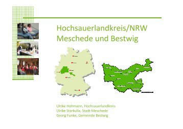 Hochsauerlandkreis mit Meschede und Bestwig