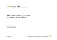 Hochschule Berlin - Integrationspotenziale