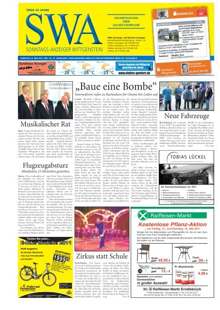 Ausgabe D, Wittgenstein (31.04 MB) - Siegerländer Wochen-Anzeiger