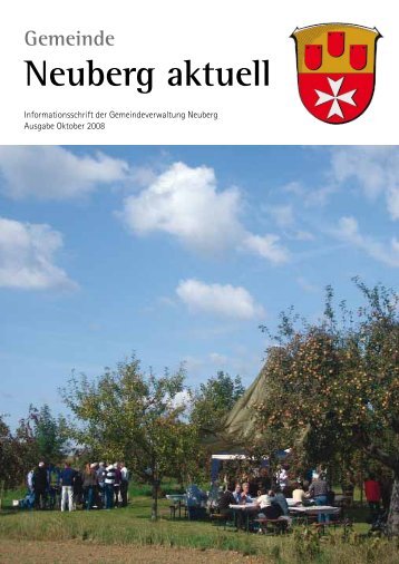NEUBERG aktuell, Ausgabe 10/2008 - Gemeinde Neuberg