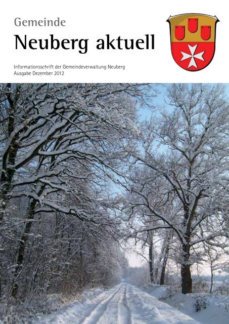 NEUBERG aktuell, Ausgabe 12/2012 - Gemeinde Neuberg