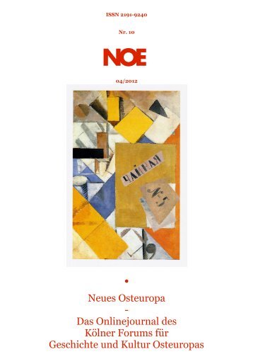 Nr. 10 ? Ausgabe 04/12 - Neues Osteuropa