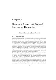 Random Recurrent Neural Networks Dynamics - BSTU Laboratory ...