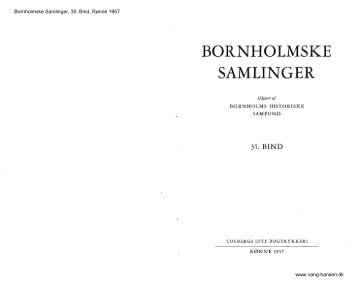 Bornholmske Samlinger - Bind 35 - Bornholms Historiske Samfund